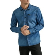 Lee  Men's Extreme Motion All Purpose Long Sleeve Denim Shirt