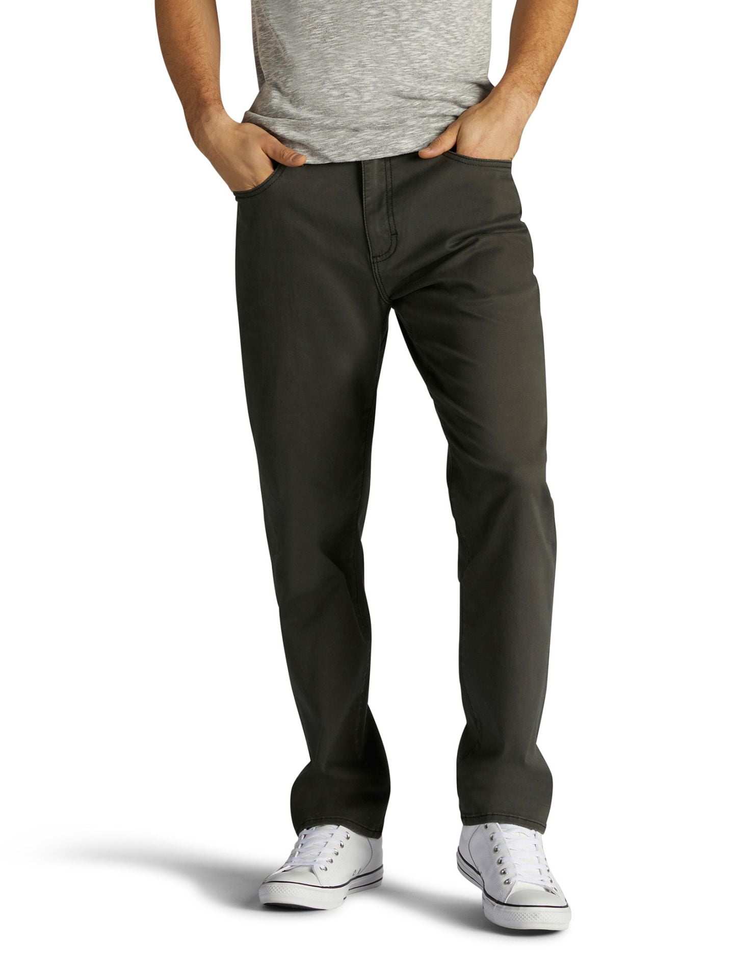 Lee Men's Extreme Motion Athletic Fit Jeans - Dark Grey, Dark Grey ...