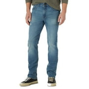 Lee Men's Extreme Motion Bi-Stretch Slim Straight Leg Jean, High King-Destruction Features, 29W x 30L