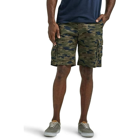 Lee Men's Extreme Motion Carolina Cargo Short Color-Traditional Camo, Size 29-42