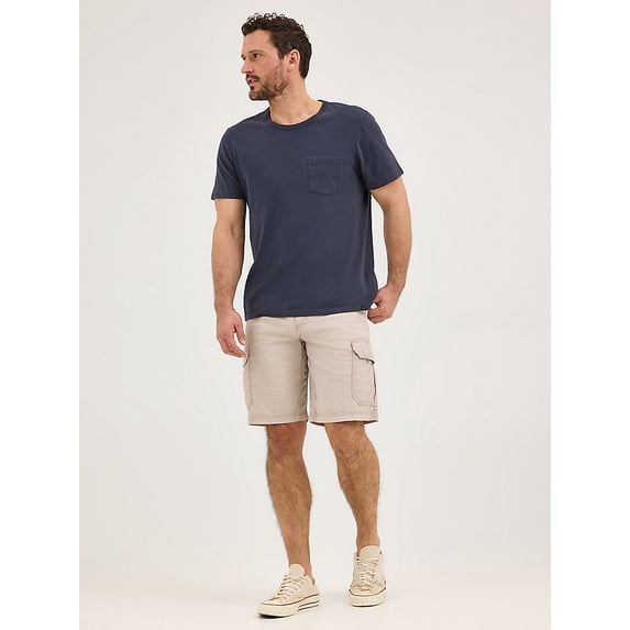 Mens Extreme Motion Crossroads Shorts in Stone