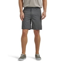 Lee Men's Tri-Flex Flat Front Shorts - 10" Inseam, Stretch Fabric With Wicking, Motion Flex Waistband