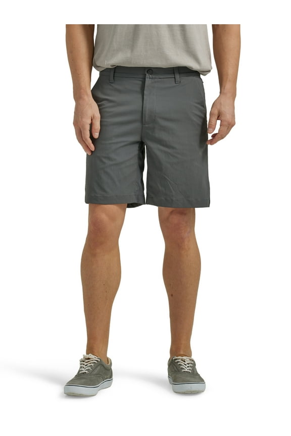 ® Men's Extreme Motion Regular Fit Synthetic Flat Front Short