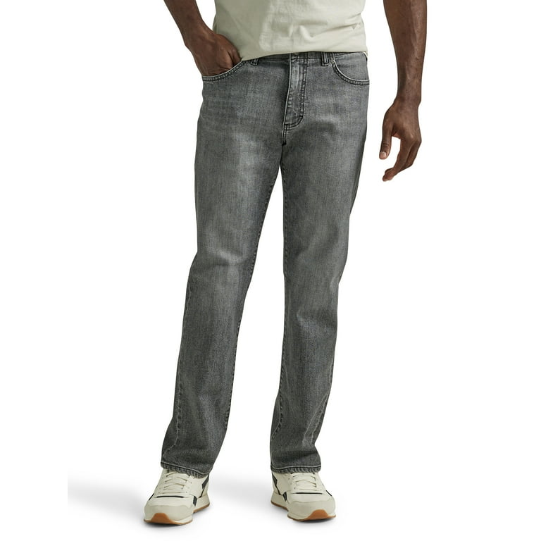Lee Men s Extreme Motion Regular Straight Jean with Flex Waistband Walmart