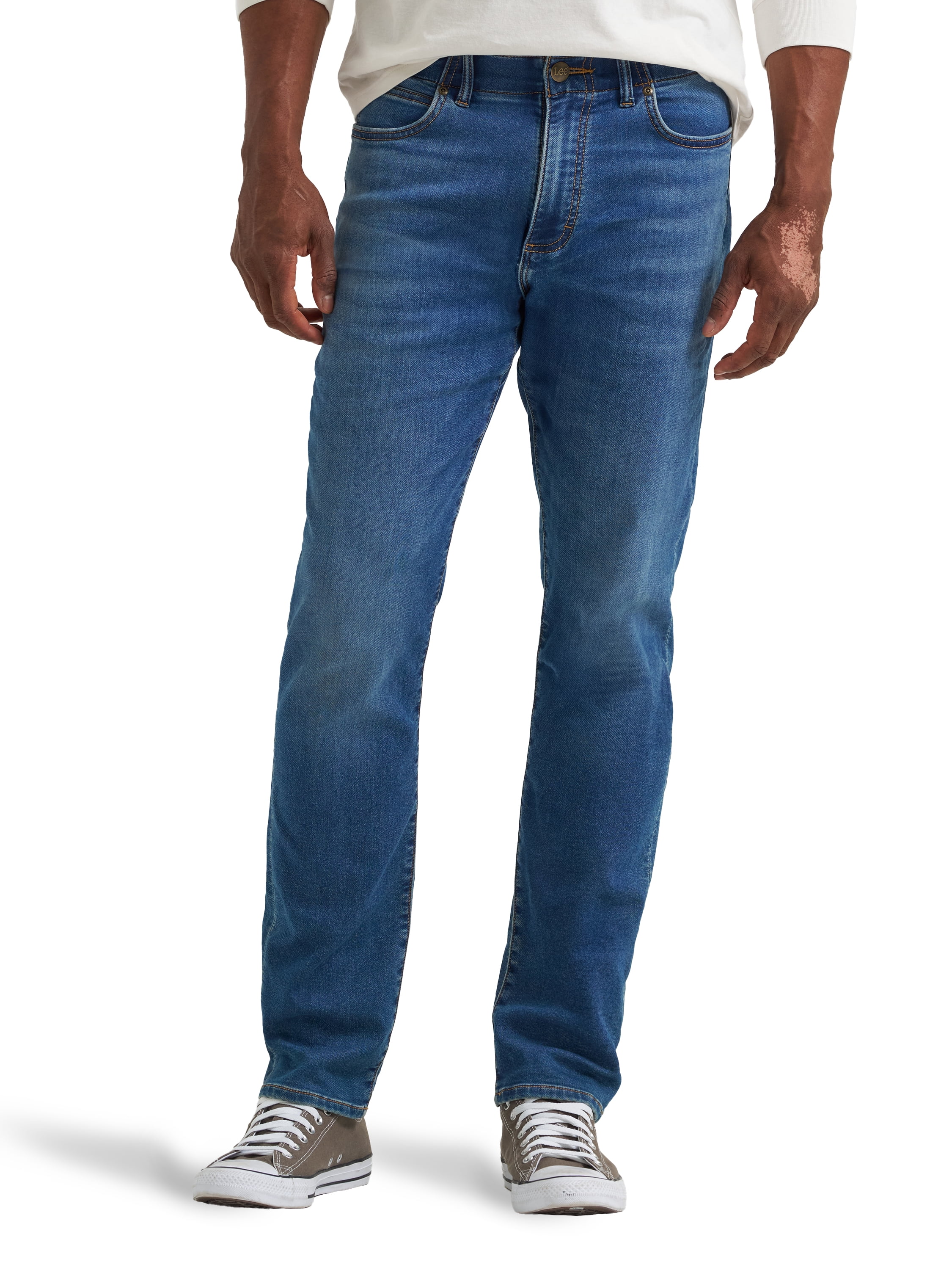 Lee® Men's Extreme Motion Single Layer Warming Regular Taper Denim Jeans