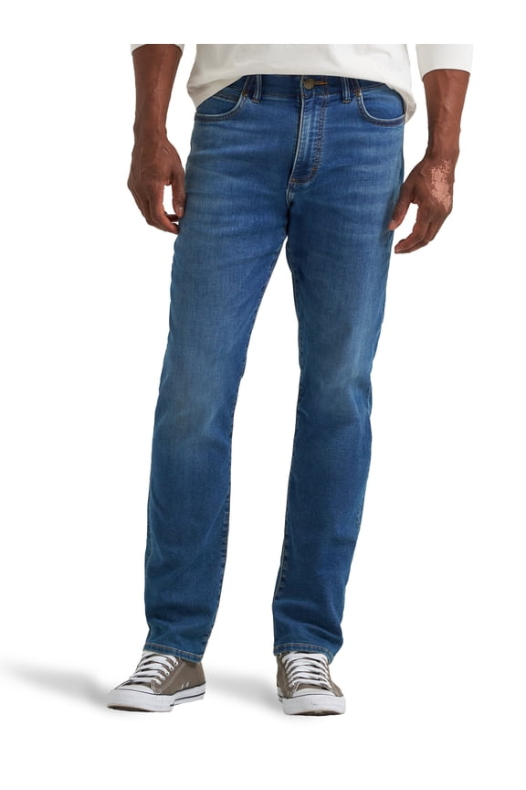 ® Men's Extreme Motion Single Layer Warming Regular Taper Denim Jeans