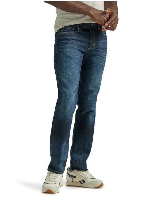 lee slim straight jeans