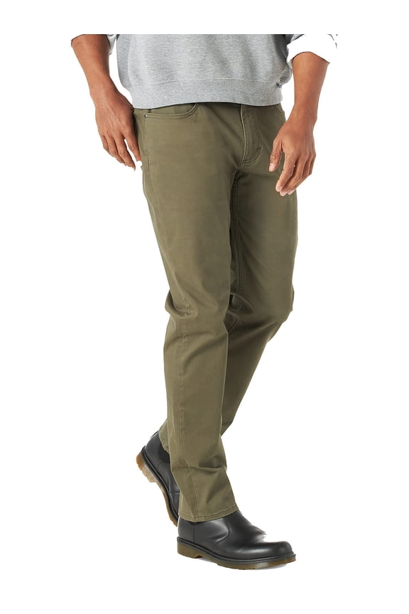 Men's Extreme Motion Straight Fit 5 Pocket Pant, Forest, 34W x 32L