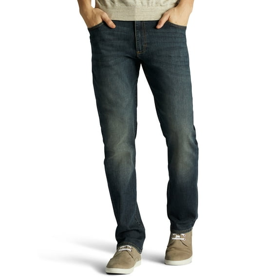 Lee Men's Extreme Motion Straight Fit Tapered Leg Jeans - Maverick, Maverick, 33X34
