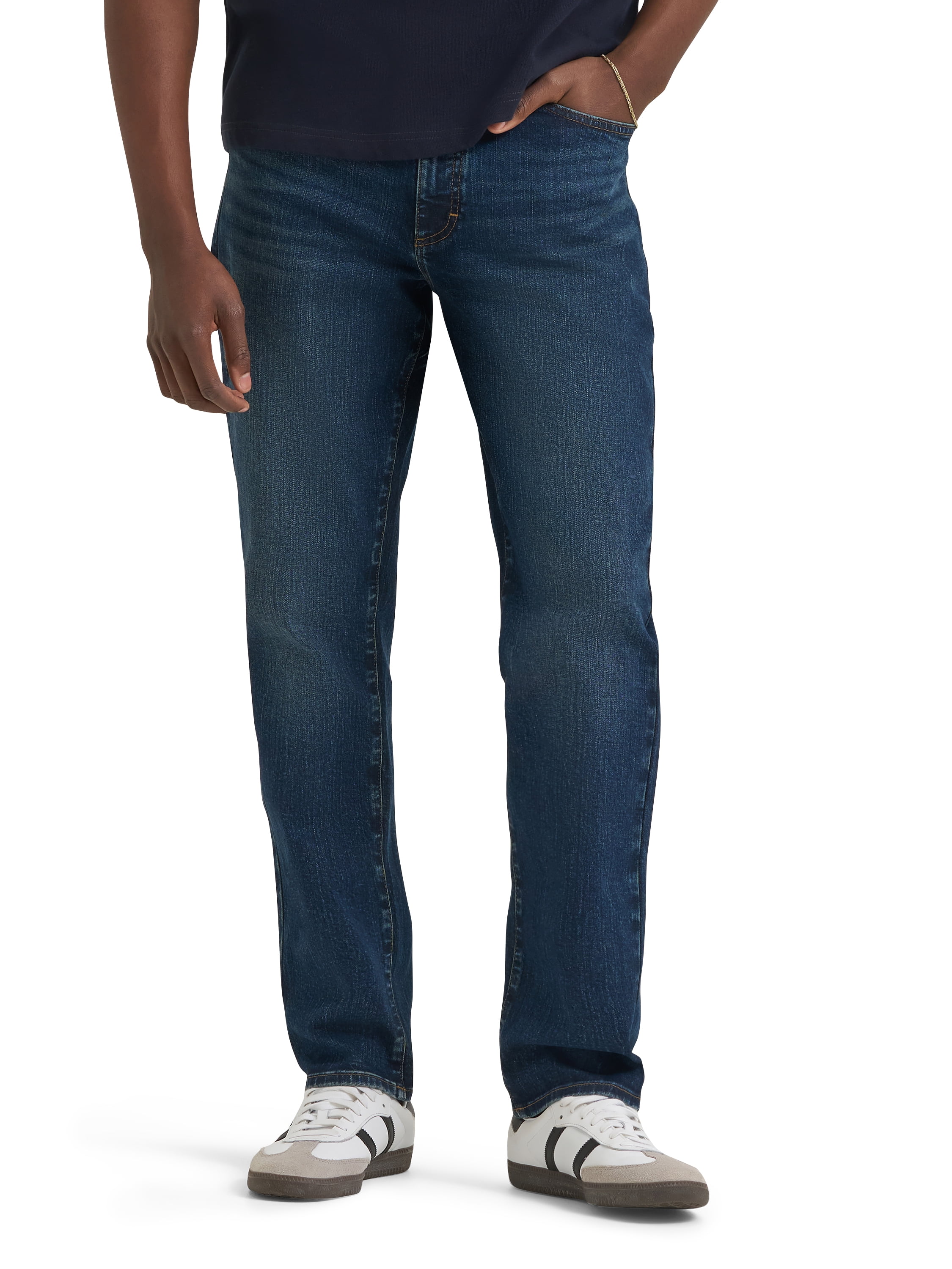 Lee® Men's Five Pocket Relaxed Taper Denim Jeans