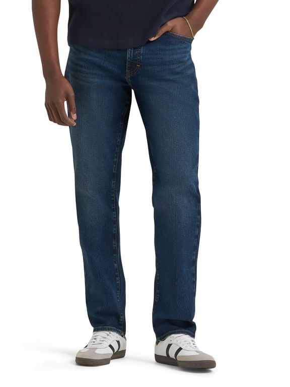 ® Men's Five Pocket Relaxed Taper Denim Jeans