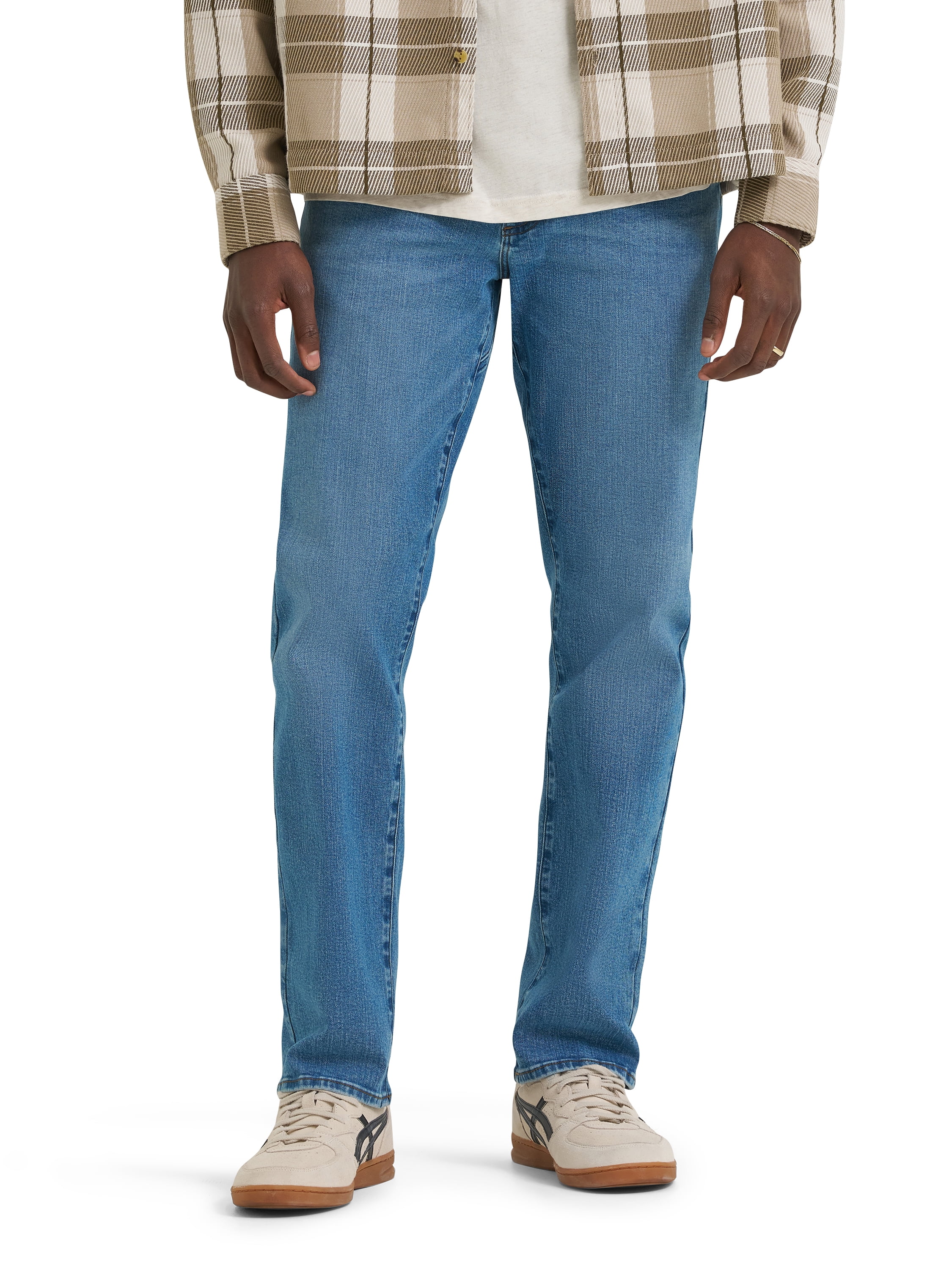 Lee® Men's Five Pocket Relaxed Taper Denim Jeans