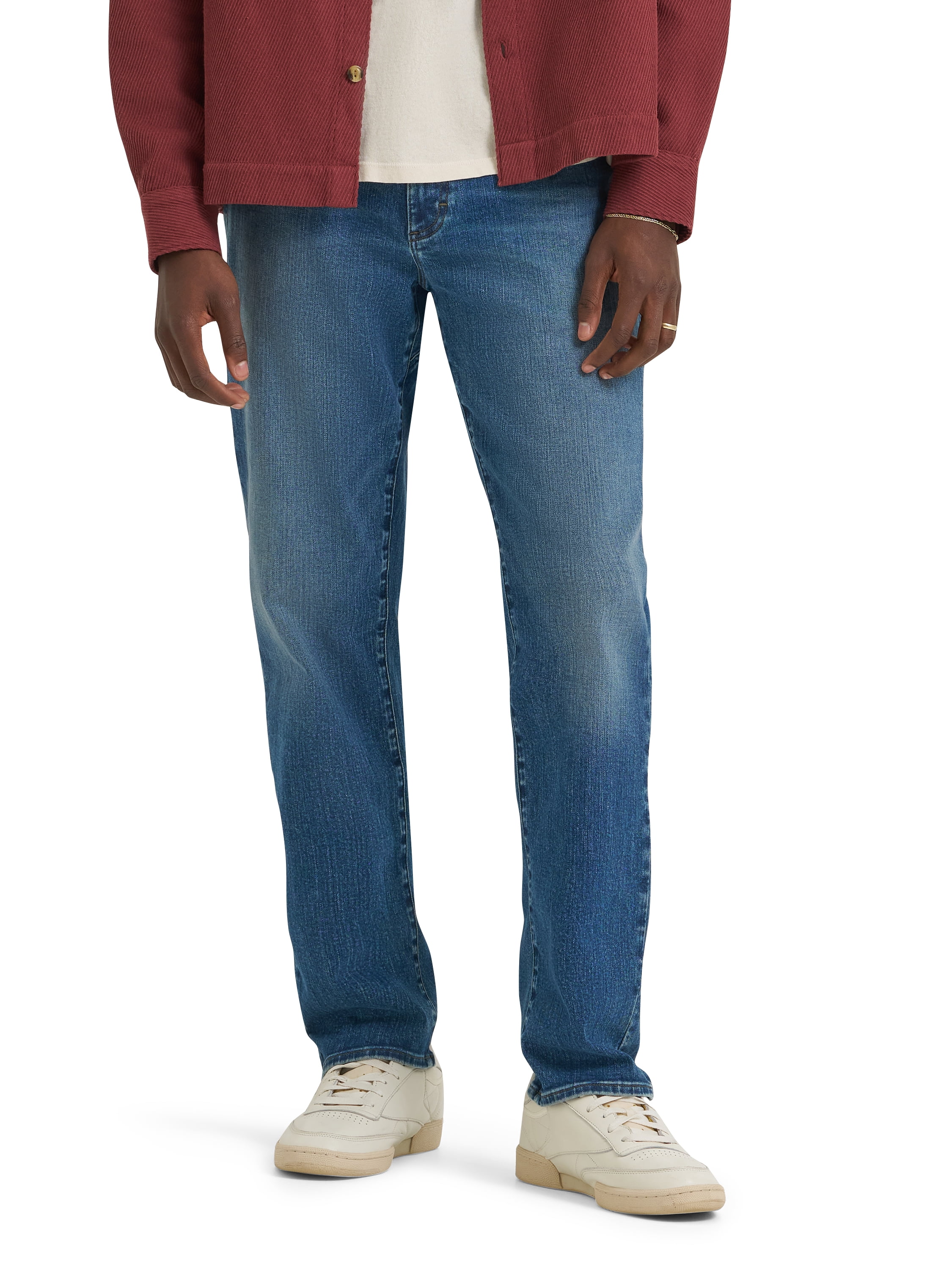 Lee® Men's Five Pocket Relaxed Taper Denim Jeans