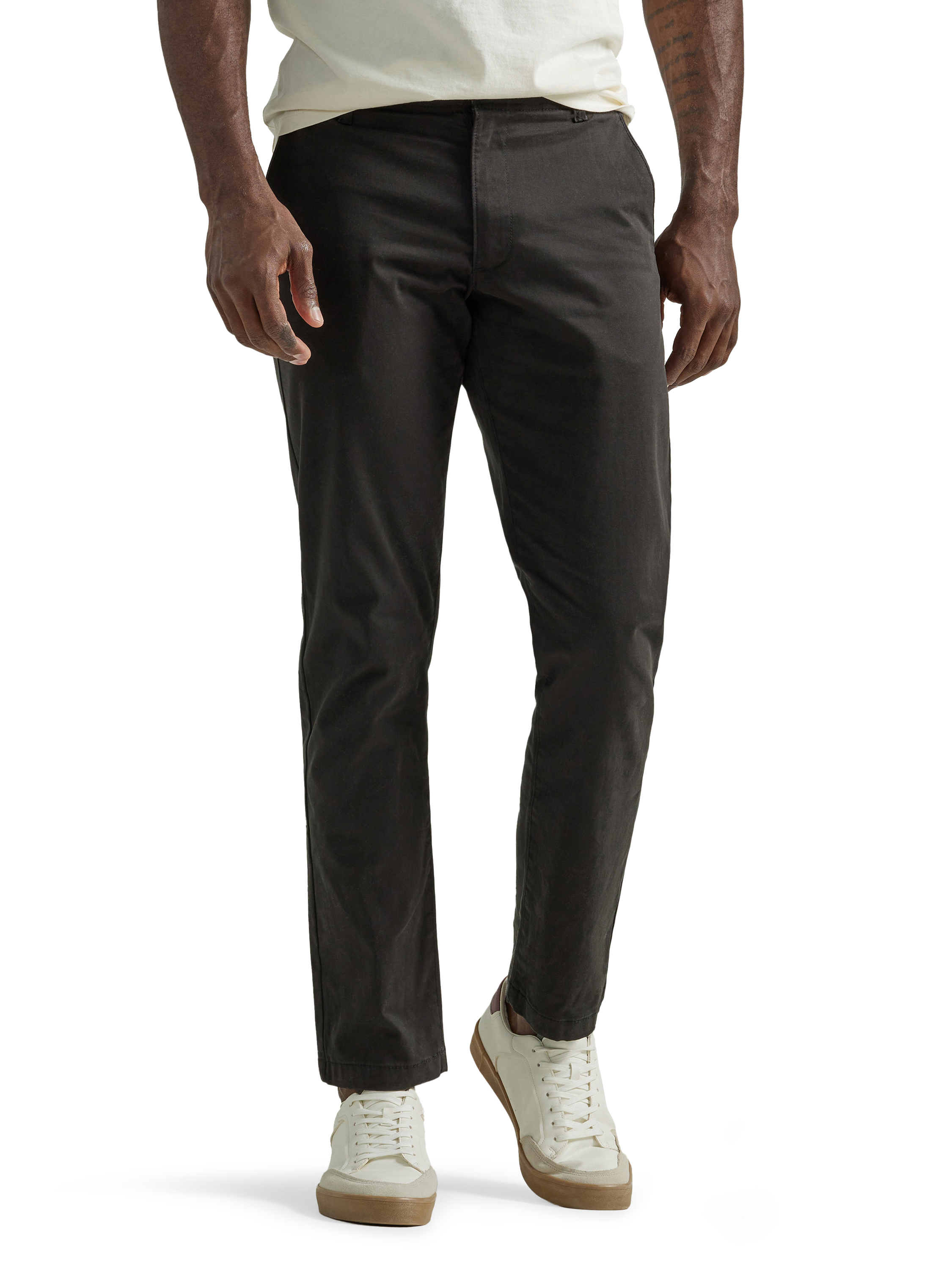 Savane Men's Flat Front Ultimate Performance Chino Pants