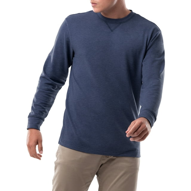 Lee Men's French Terry Long Sleeve T-shirt, Up to 5XL