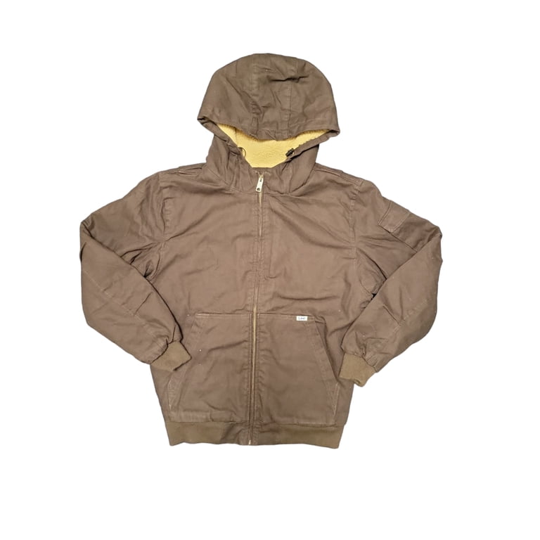 Lee Men's Heavyweight Workwear Canvas Sherpa Lined Duck Canvas