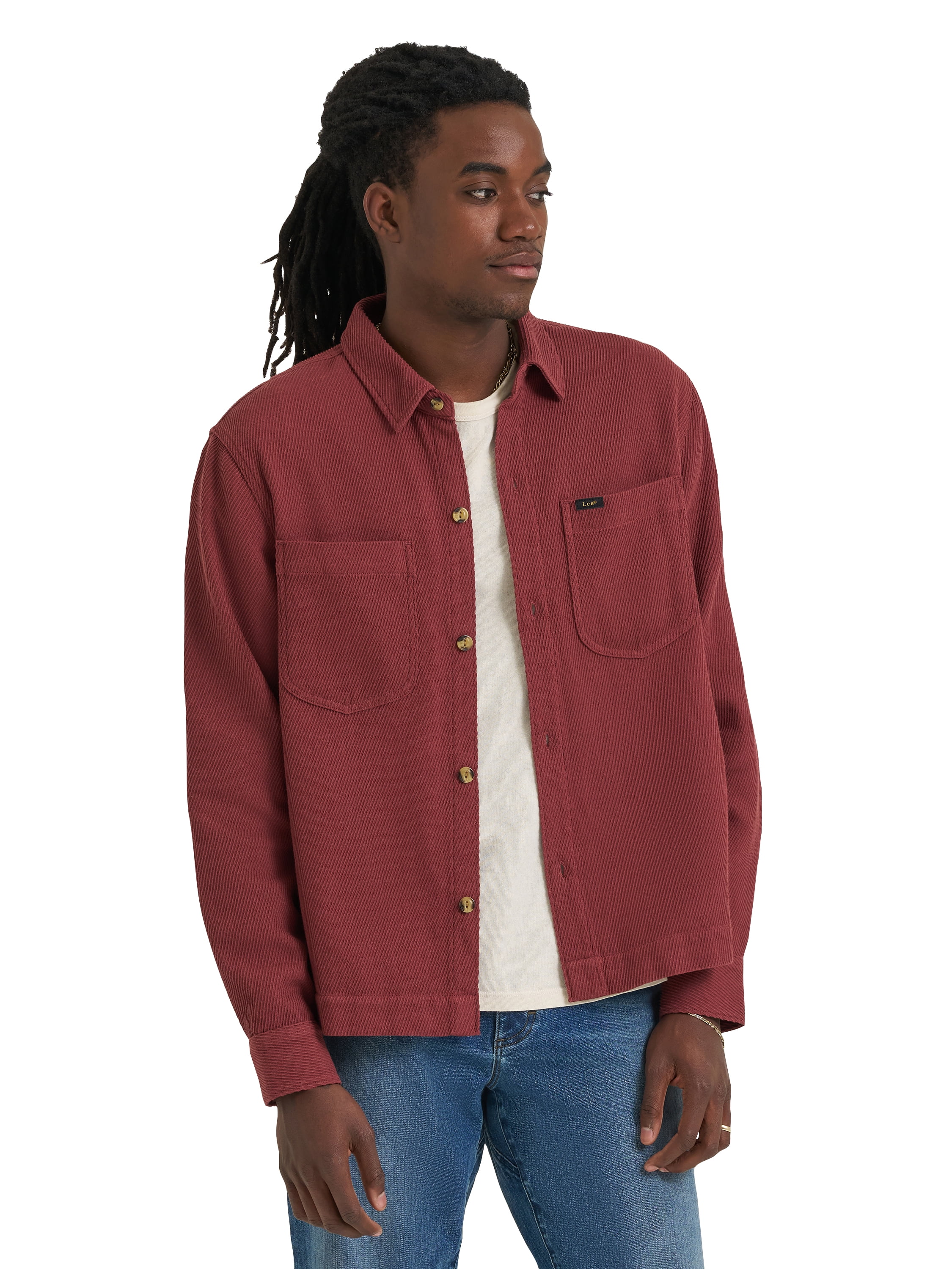Lee® Men's Heritage Solid Overshirt, Sizes 3XL-XXL