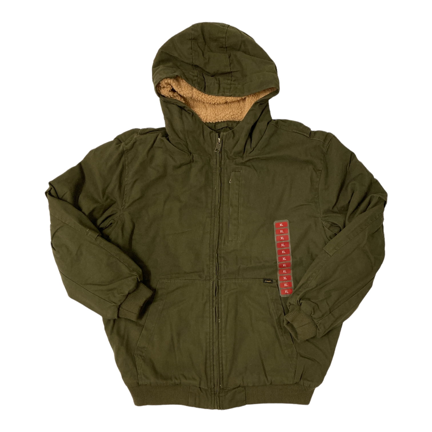 Lee cooper sherpa hot sale hooded jacket mens