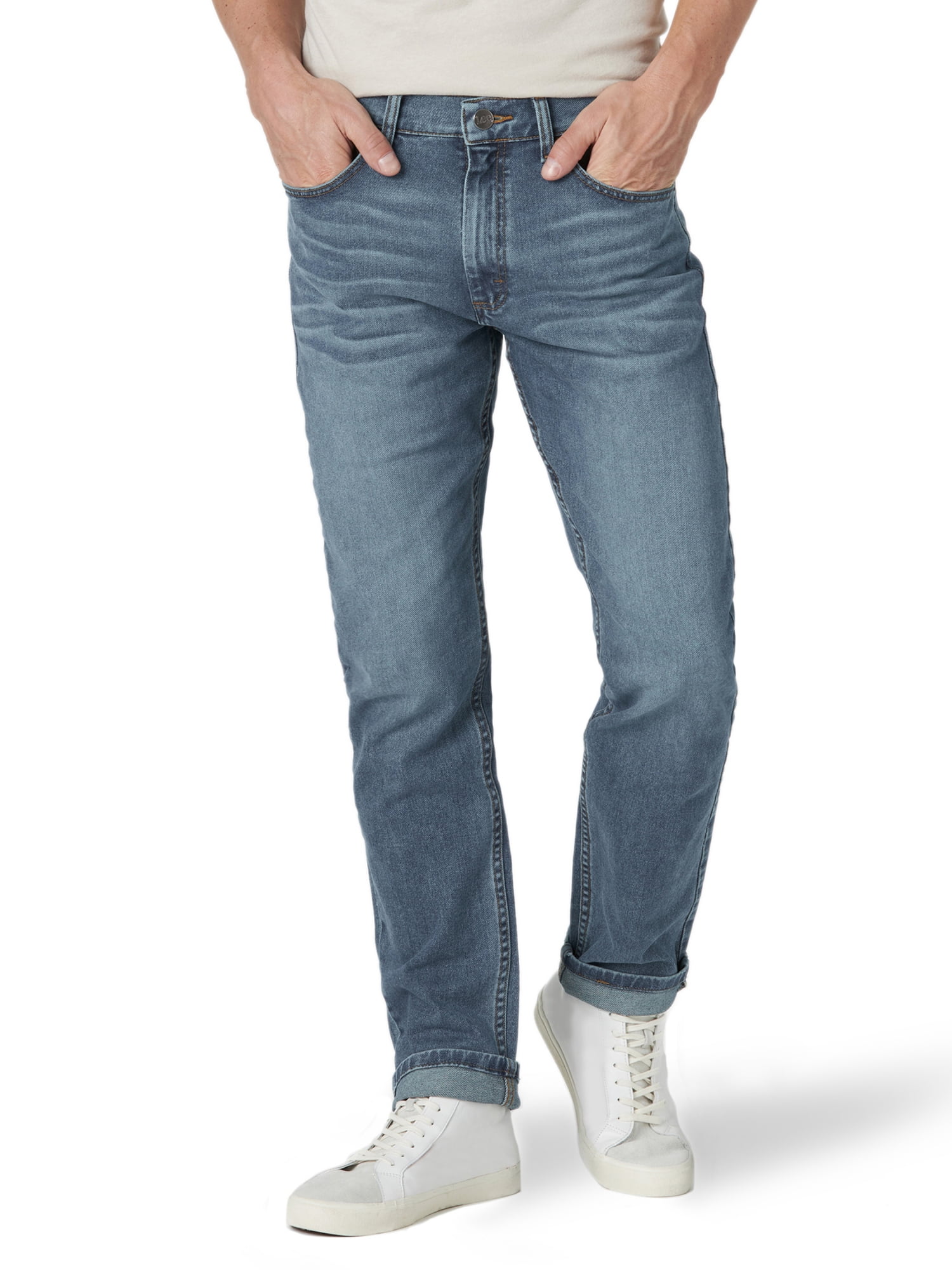 Lee Men's Legendary Denim Five Pocket Athletic Taper Jeans