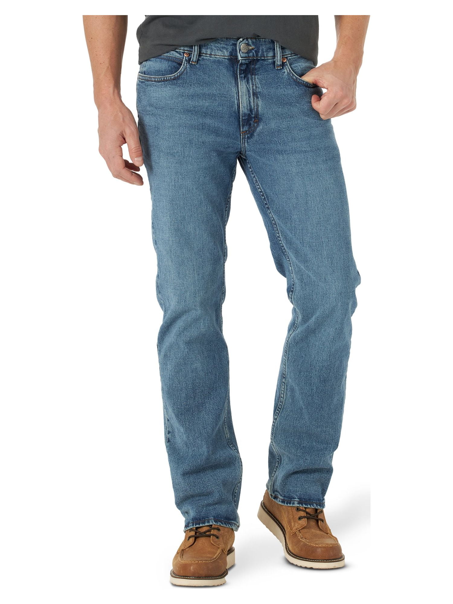 Lee Men's Legendary Denim Regular Bootcut Stretch Jeans - Walmart.com