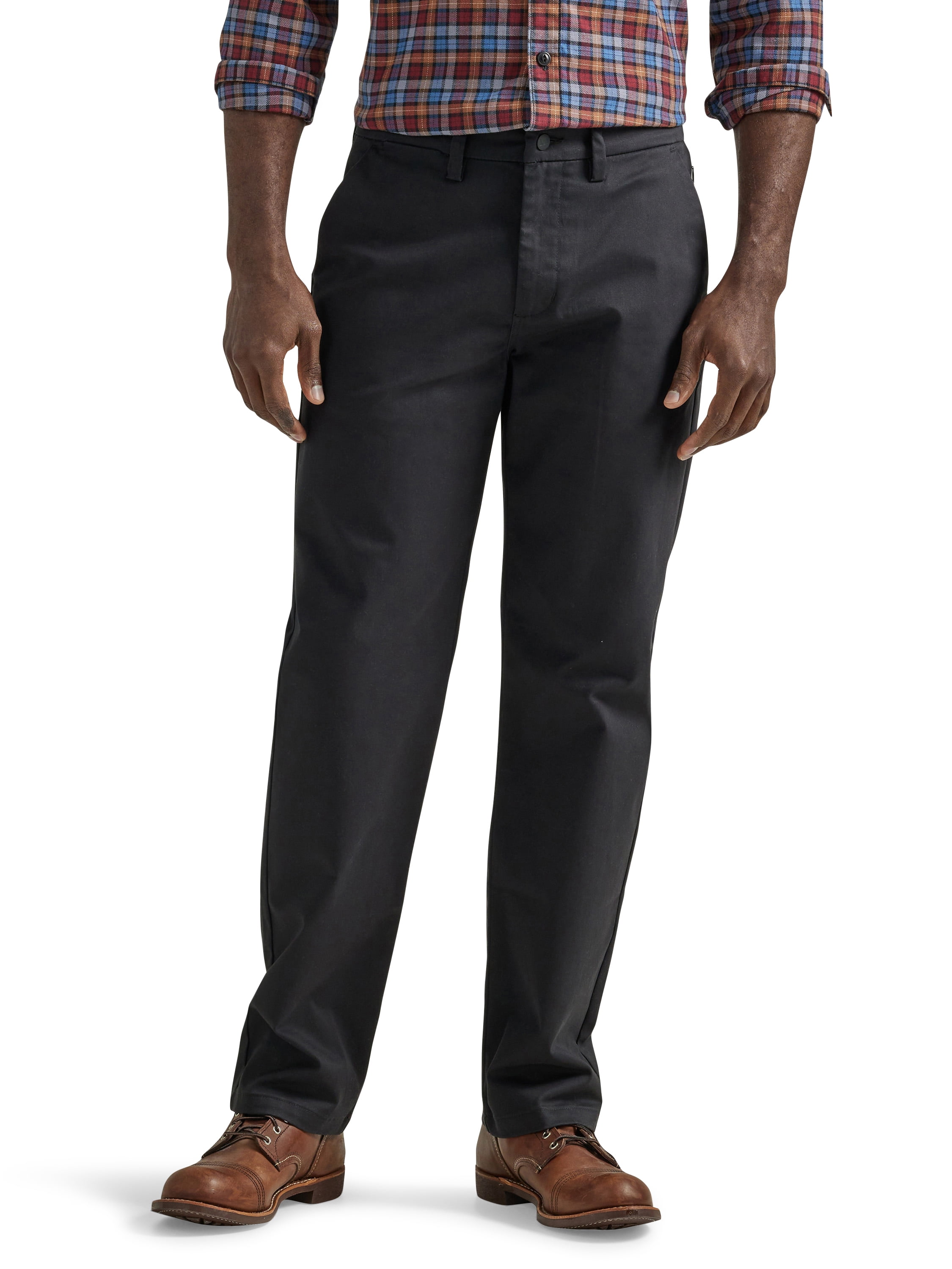 Lee® Men's Legendary Flat Front Relaxed Straight Pant with Wrinkle ...