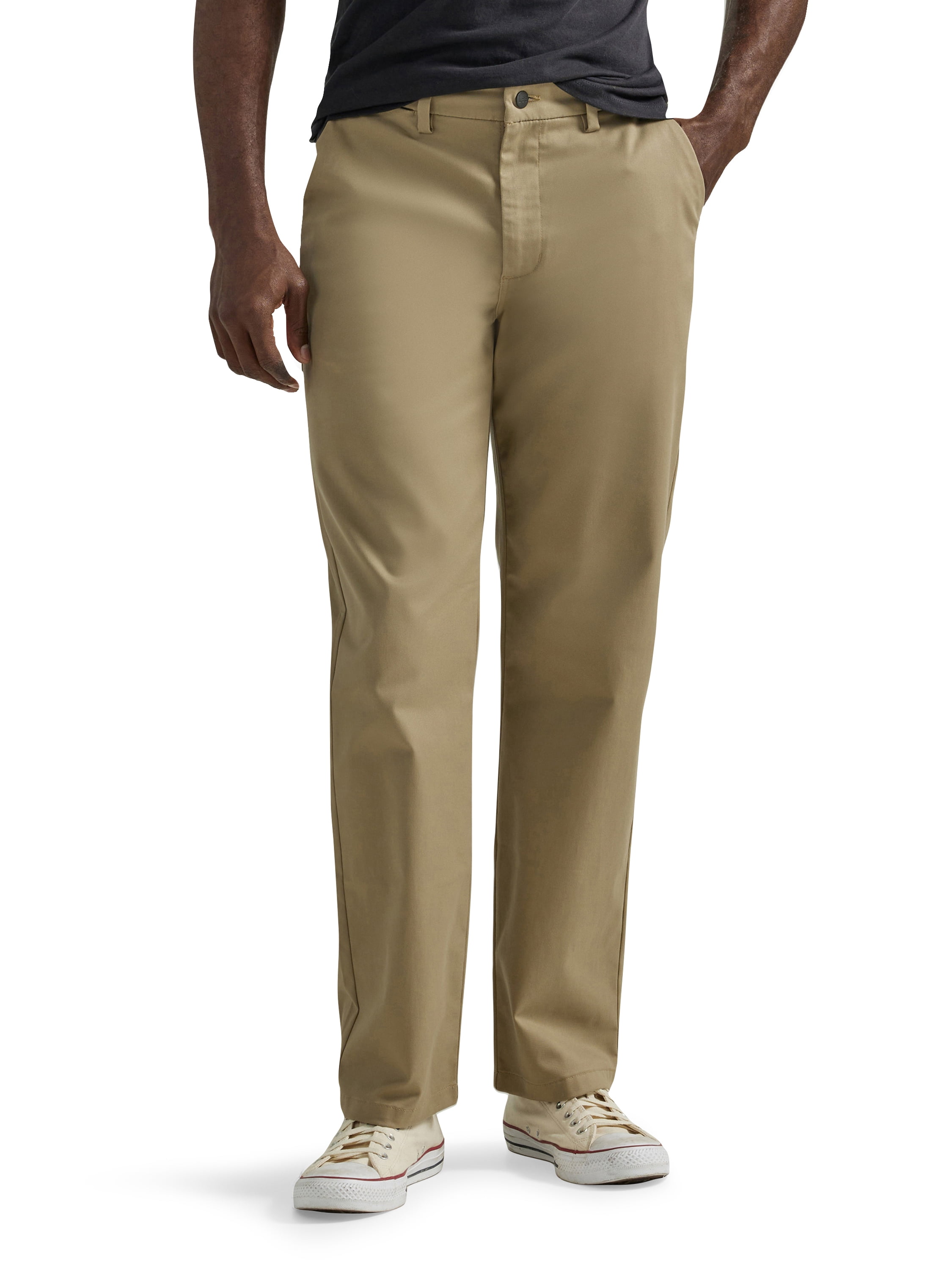 Lee® Men's Legendary Flat Front Relaxed Straight Pant with Wrinkle ...