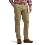Lee  Mens Legendary Flat Front Slim Straight Pant with Wrinkle Resist