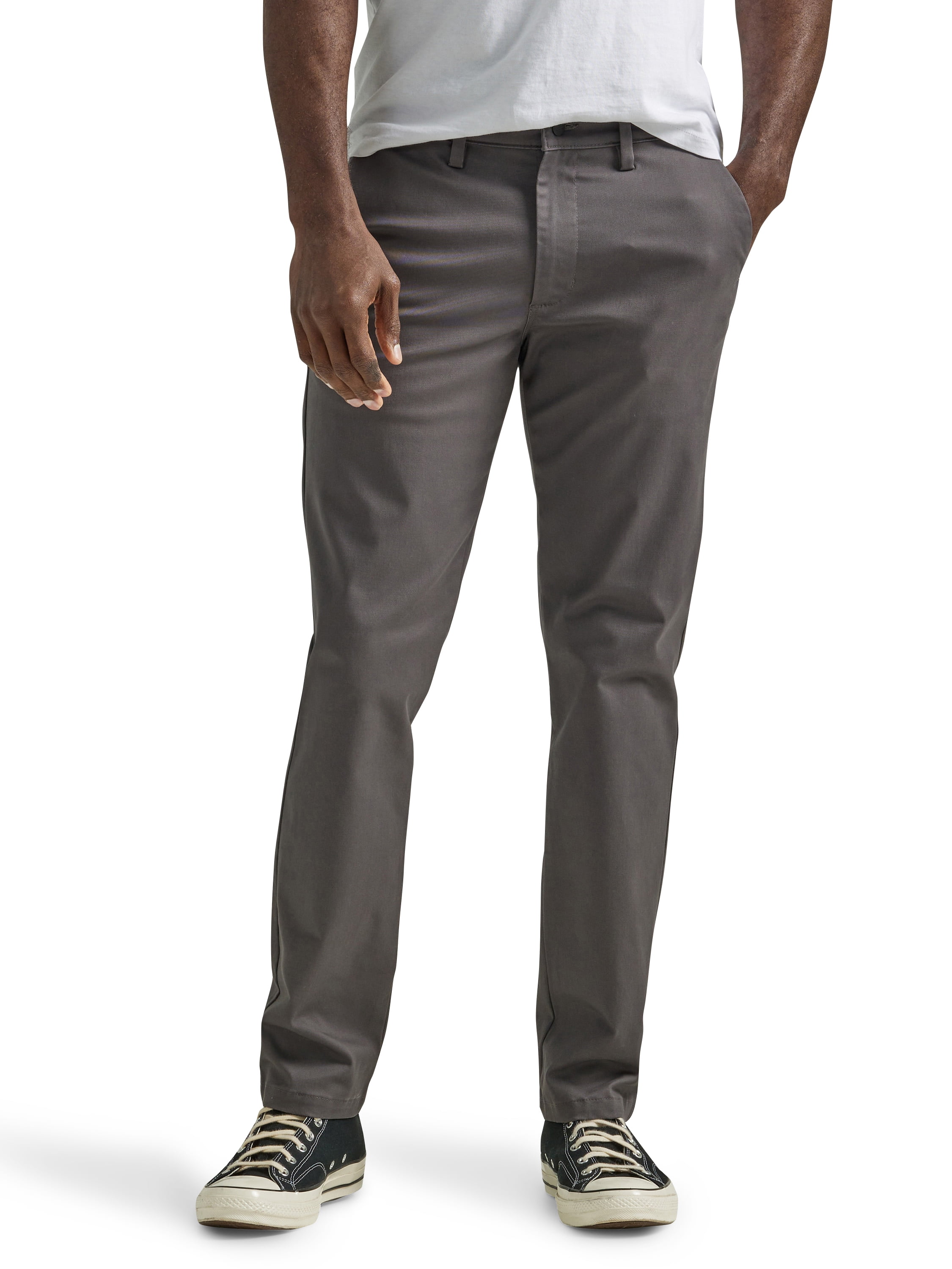 Lee® Men's Legendary Flat Front Slim Straight Pant with Wrinkle Resist