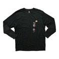 thumbnail image 1 of Lee Men's Long Sleeve Cotton Crew Neck Workwear Pocket T-Shirt (Black, XXL), 1 of 1