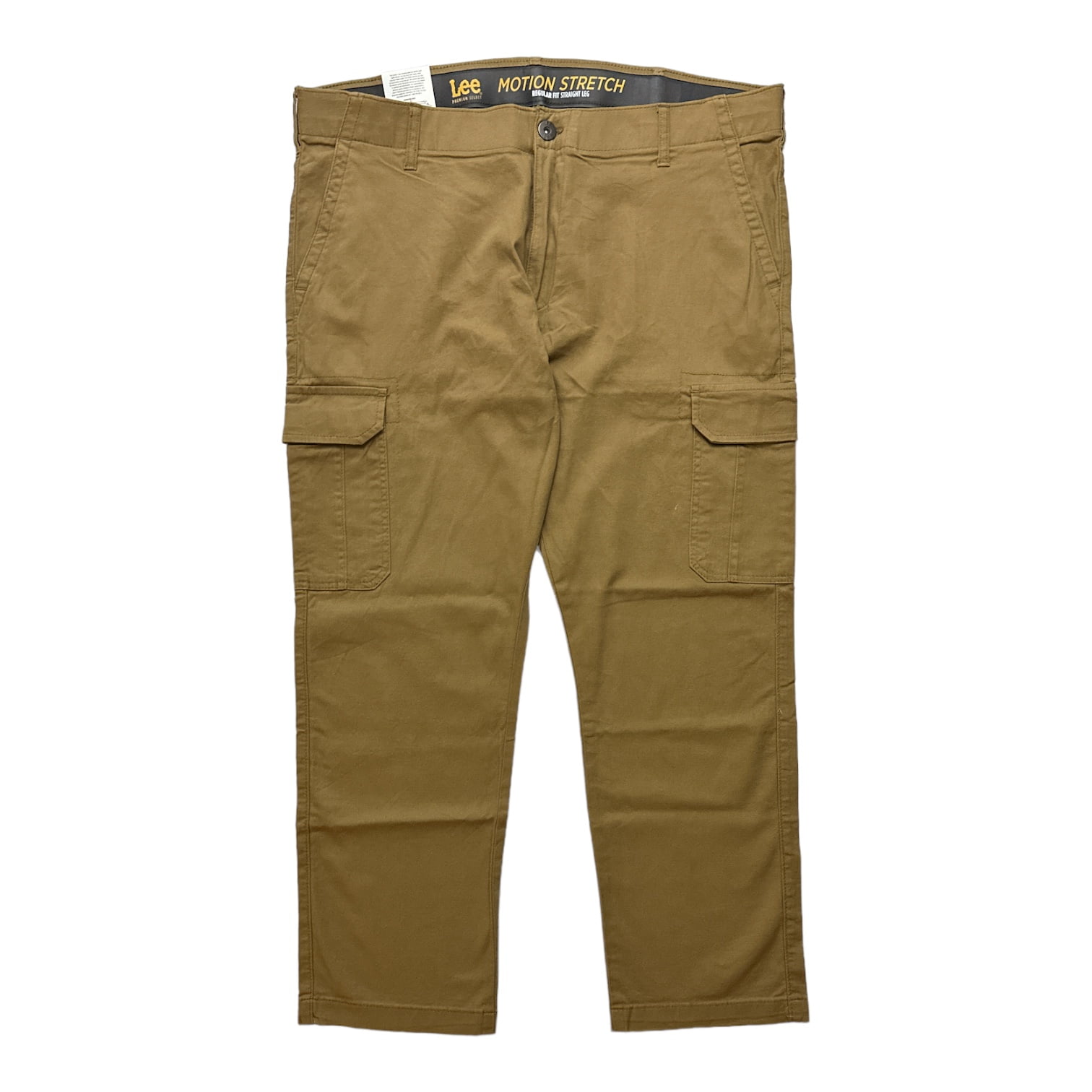 Lee Men's Motion Performance Stretch Straight Leg Cargo Pant (Acorn