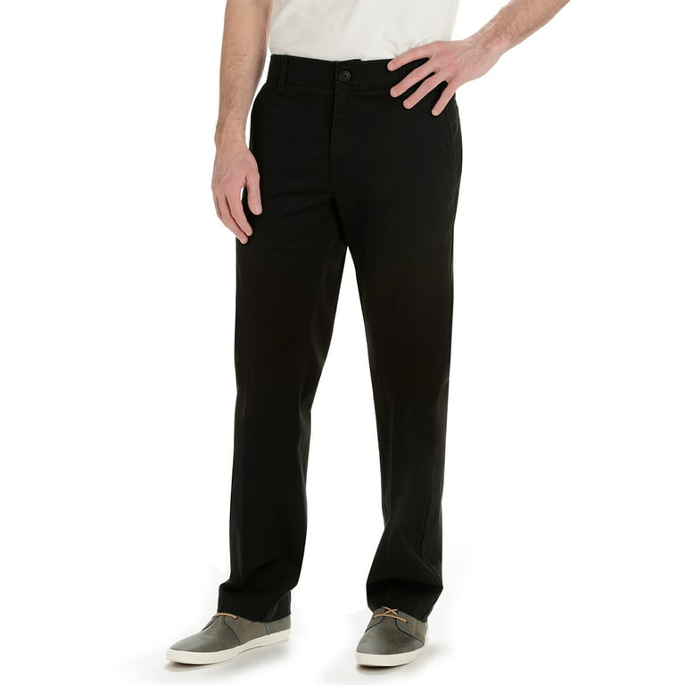 Lee Men's Performance Series Extreme Comfort Khaki Pant - Black, Black,  33X30