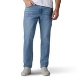 Lee Men's Premium Flex Regular Fit Jeans with Stretch Technology and ...