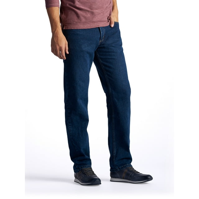 Lee Men's Regular Fit Straight Leg Jeans - Walmart.com