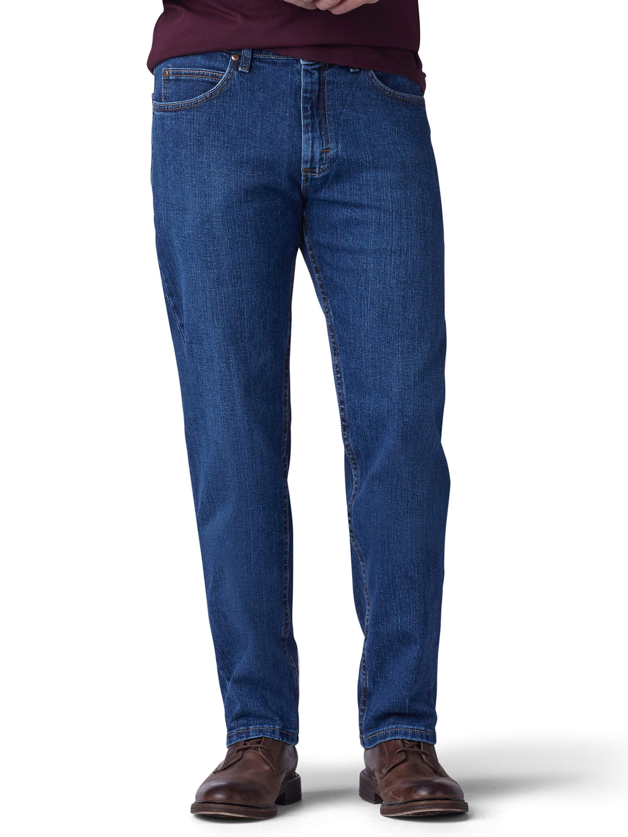 Lee Men's Regular Fit Leg Stretch Jeans - Walmart.com
