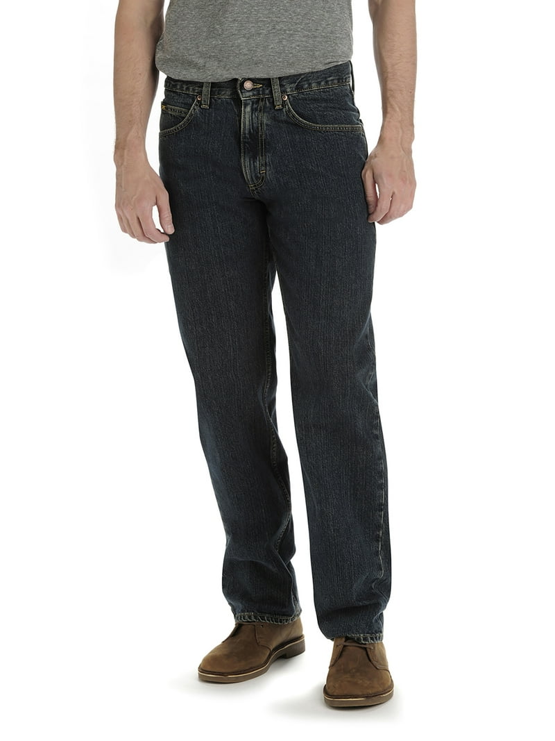 Lee Men's Relaxed Fit Jeans, Straight Leg, Sits at Waist Lee Men's Relaxed Fit Jeans, Straight Leg, Sits at Waist