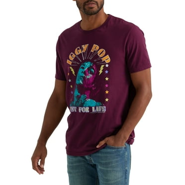 Lee® Men's Short Sleeve Iggy Pop Graphic Band Tee, Sizes S-3XL