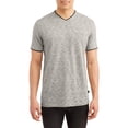 thumbnail image 1 of Lee Men's Short Sleeve Textured Jersey V-Neck Tee, Available Up to Size 2XL, 1 of 4