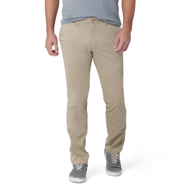 Men's Lakewashed® Stretch Khakis, Slim Fit, Straight Leg