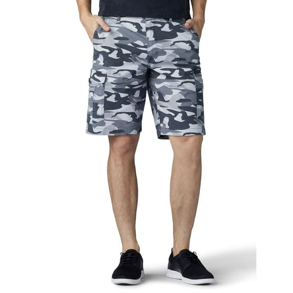 Lee Men's Swope Extreme Motion Cargo Shorts - Graphite, Graphite Camo, 33