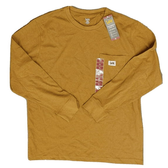 Lee Men's Workwear Pocket Tee (Tobacco, Small)