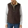 thumbnail image 1 of Lee Men's Workwear Vest (Bitter Chocolate, Large), 1 of 2