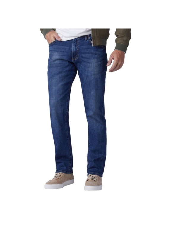 Men’s and Big Men’s Extreme Motion Straight Fit Tapered Leg Jeans