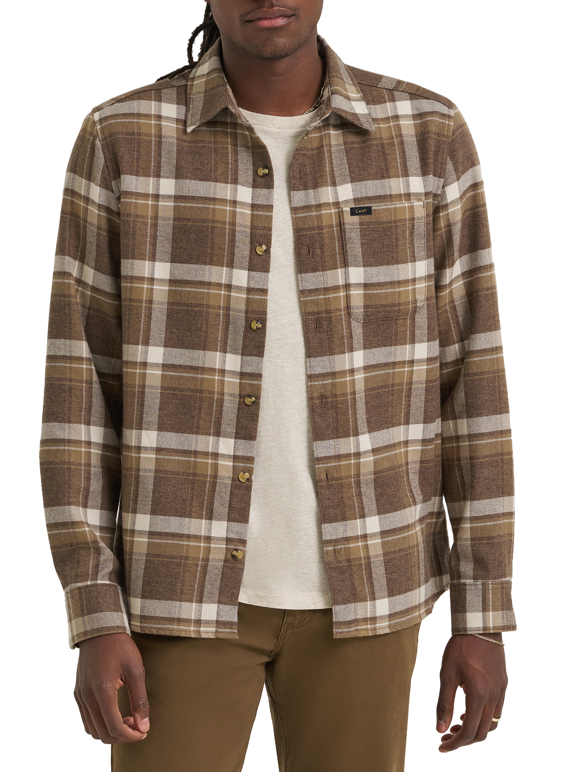 Lee® Men's Long Sleeve All Purpose Flannel Shirt