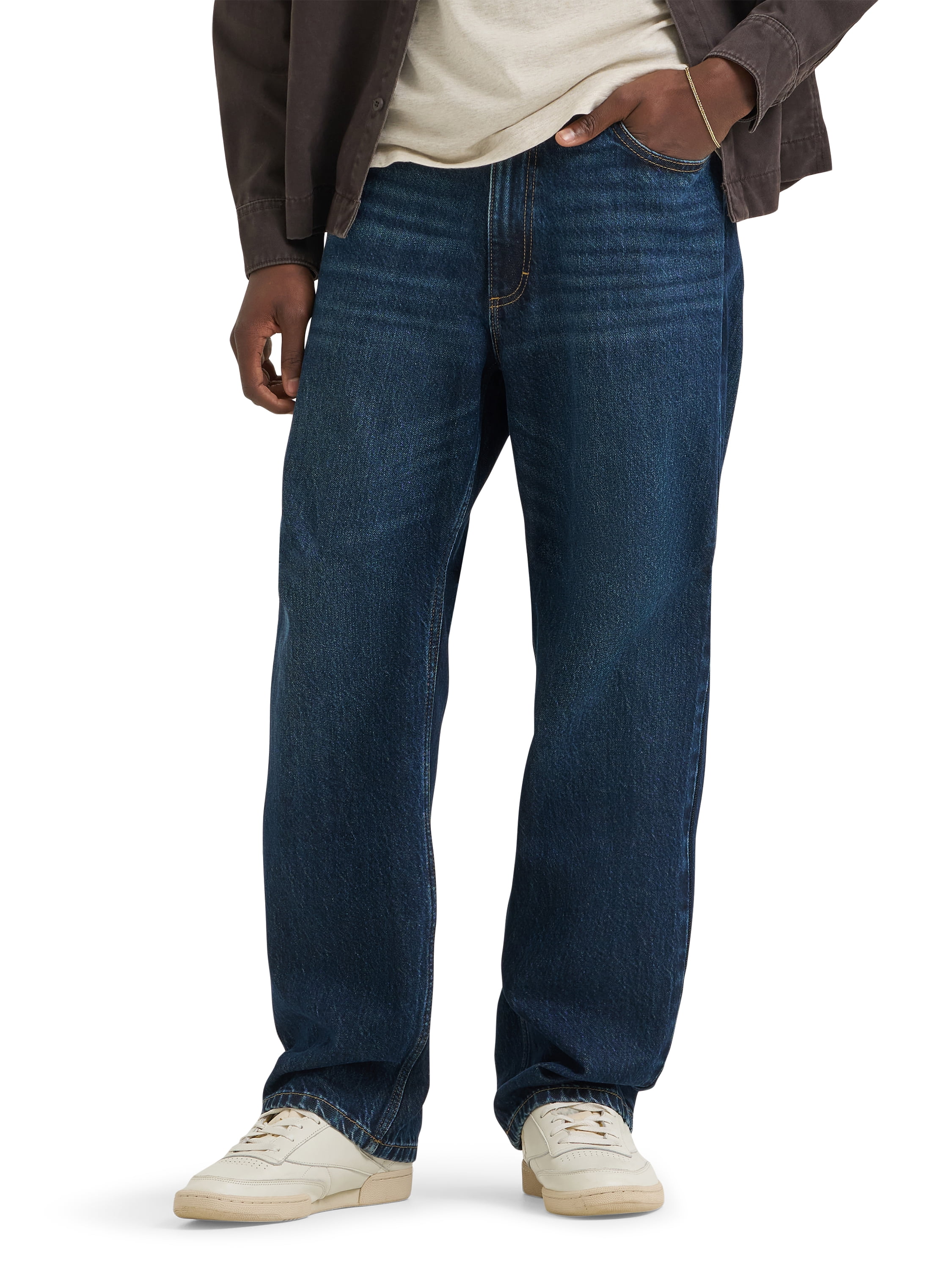 Lee® Men's Heritage Five Pocket Loose Straight Denim Jeans