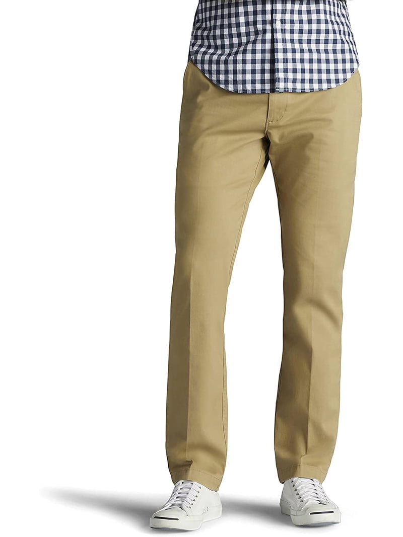 Lee Mens Performance Series Extreme Comfort Slim Pant 36W x 32L Taupe -  Walmart.com