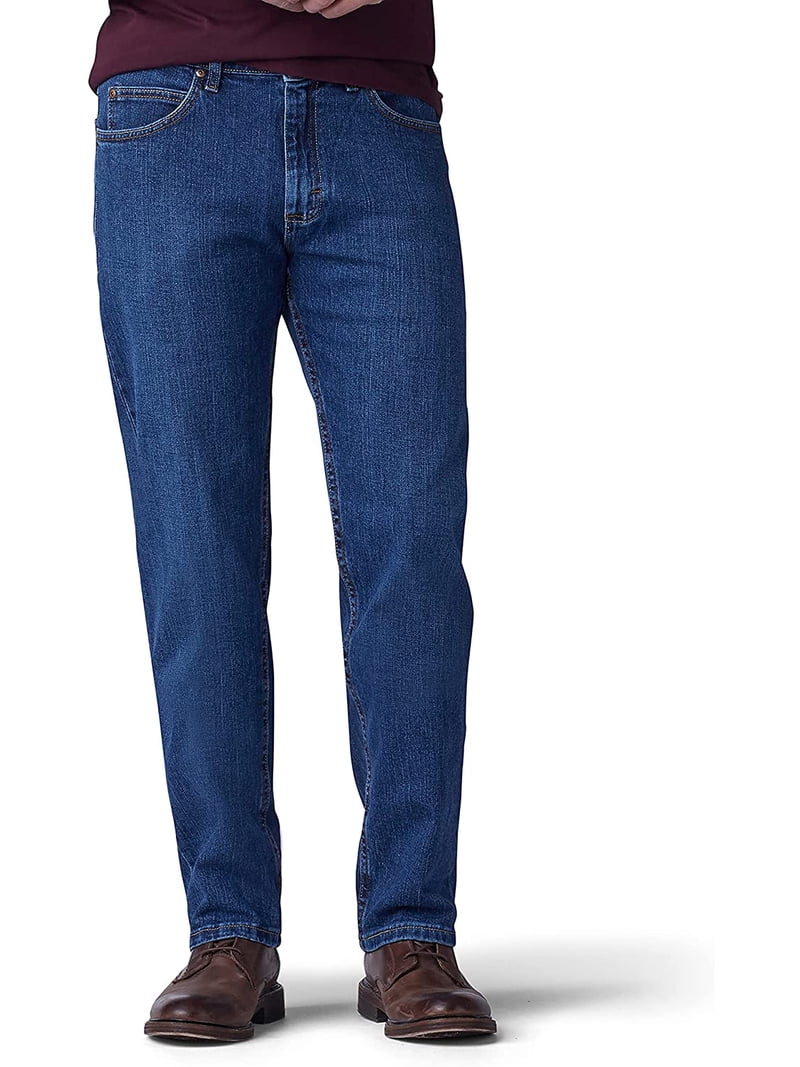 Lee Mens Regular Fit Straight Leg Jeans 34W x 36L Patriot