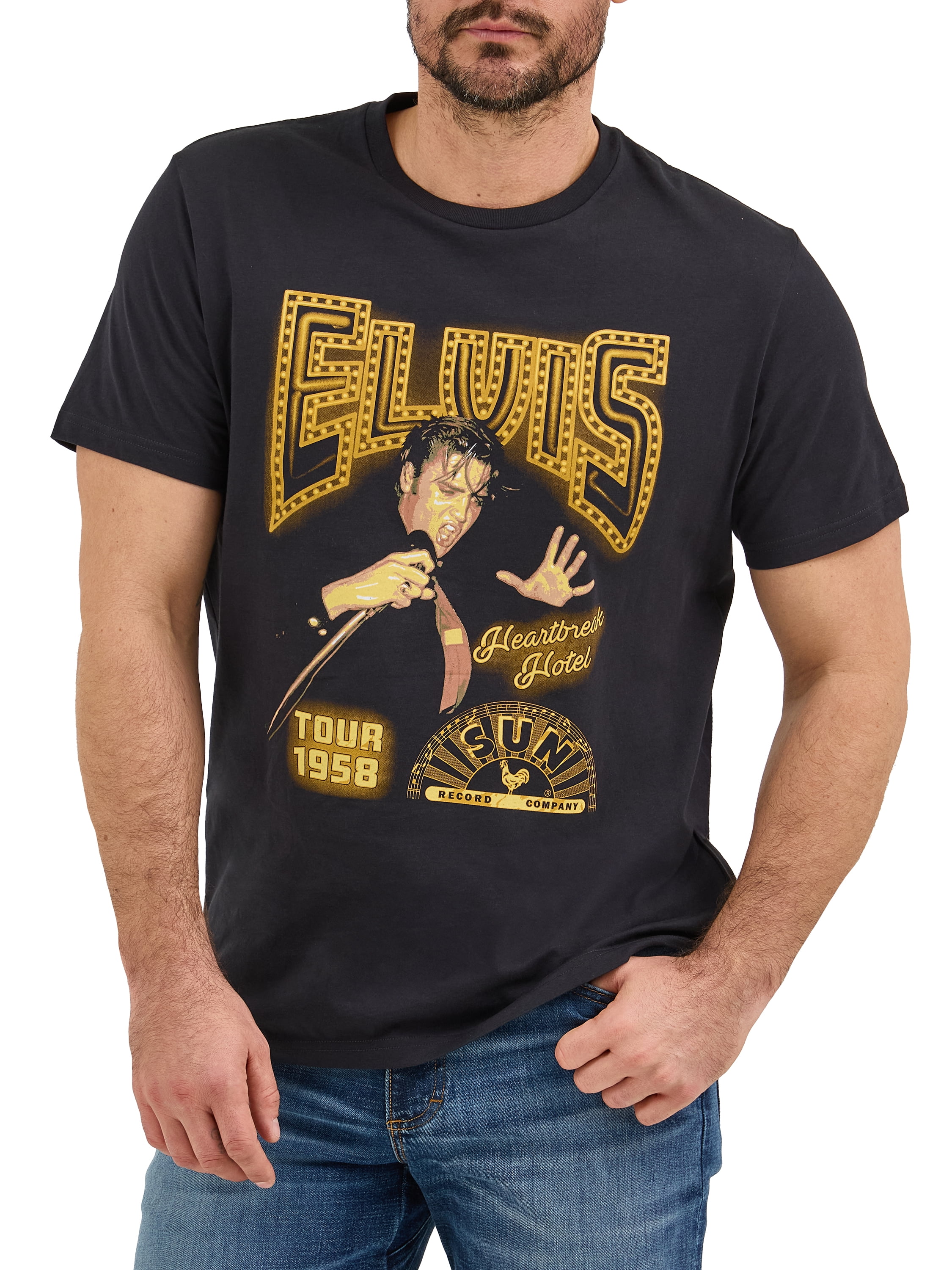 Lee® Mens Short Sleeve Elvis Graphic Tee, (S-3XL) - Walmart.com