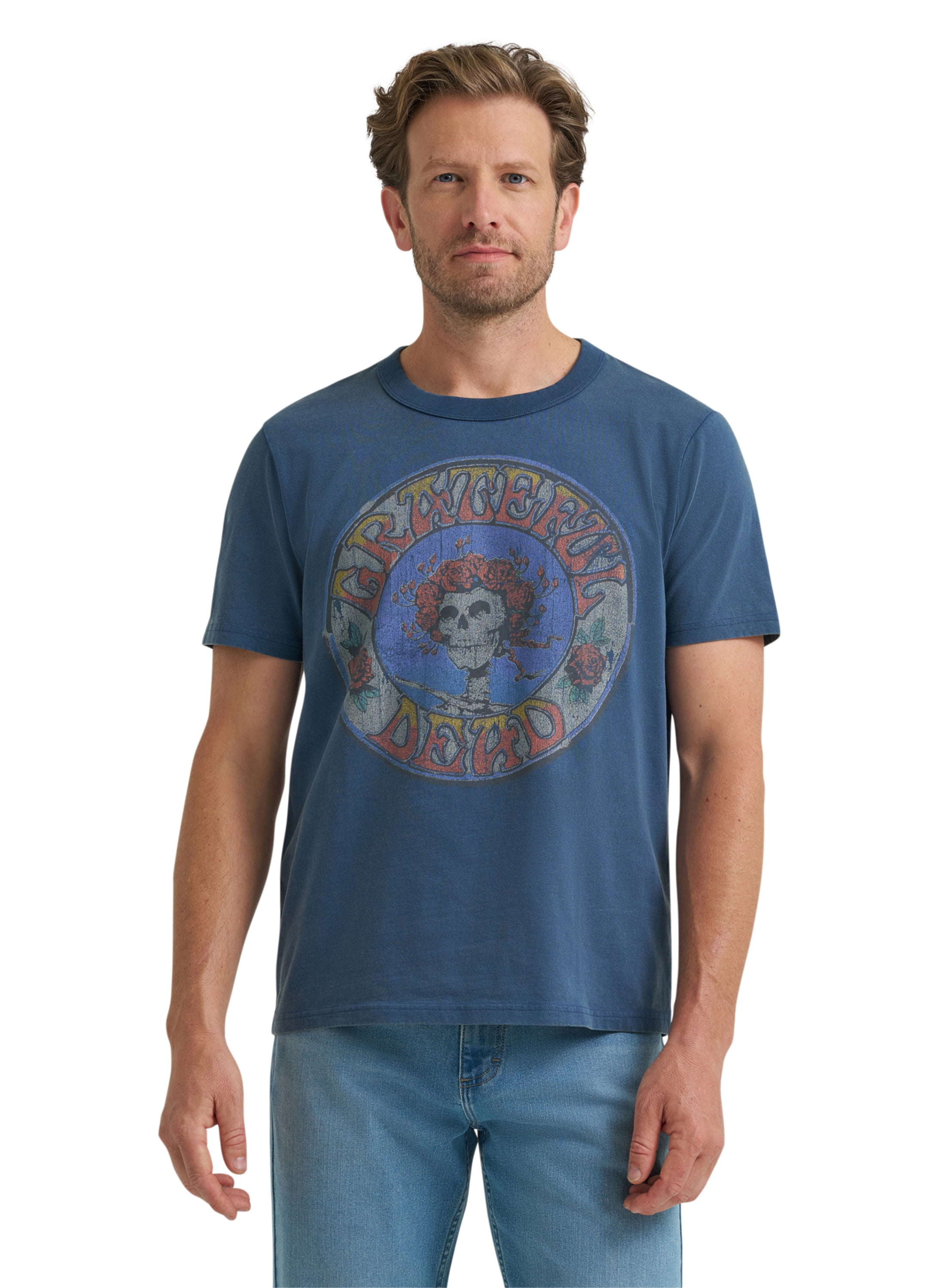 Lee® Men's Short Sleeve Grateful Dead Graphic Band Tee, Sizes S-3XL