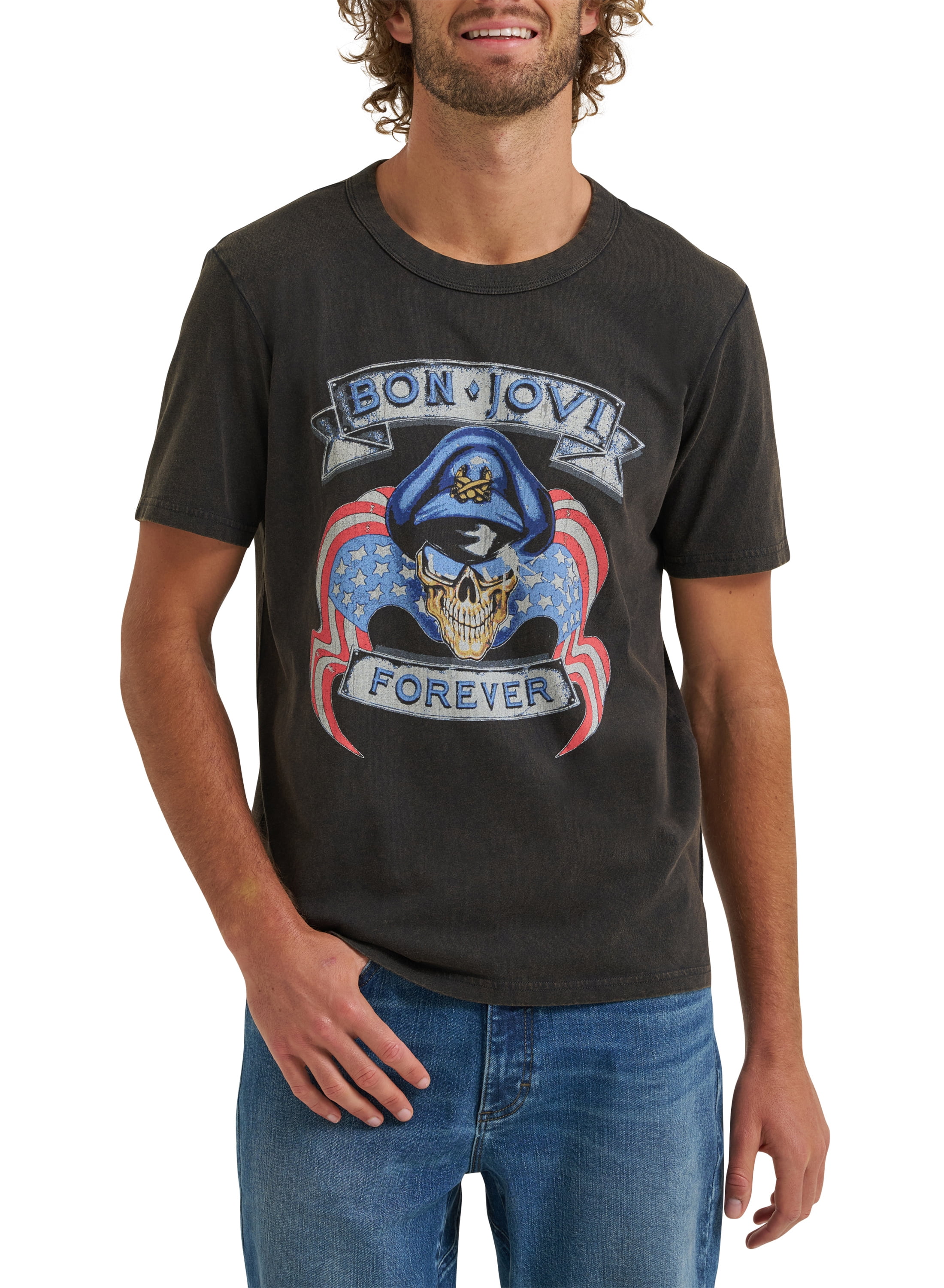 Lee® Men's Short Sleeve Bon Jovi Graphic Band Tee