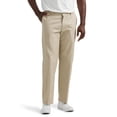 thumbnail image 1 of Lee Men's Total Freedom Stretch Relaxed Fit Flat Front Pant, Sand, 34W x 30L, 1 of 3